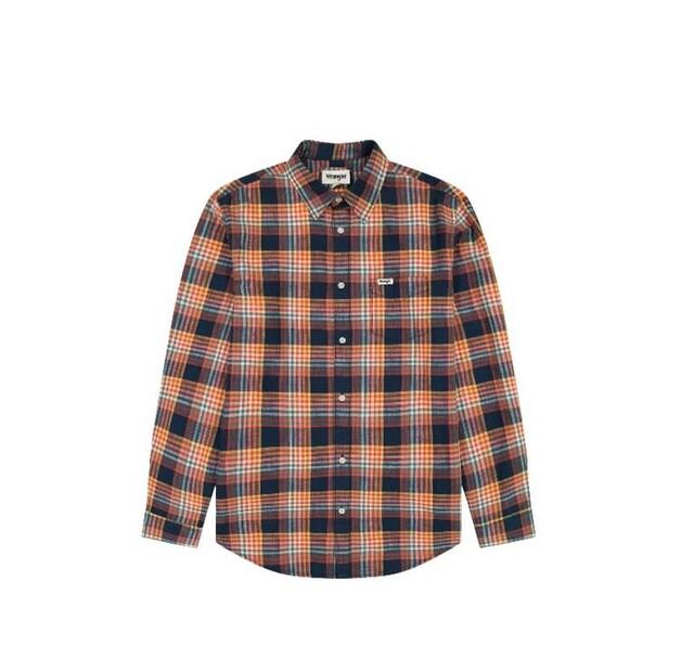 Рубашка Wrangler LS 1 Pocket Shirt