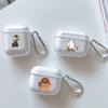 Мультяшный Утенок Сомнения Силиконовый Чехол для Apple Airpods 2 1 Чехлы для Наушников с Крючком для Airpod Pro 3 Pro2 Прозрачные Защитные Чехлы
