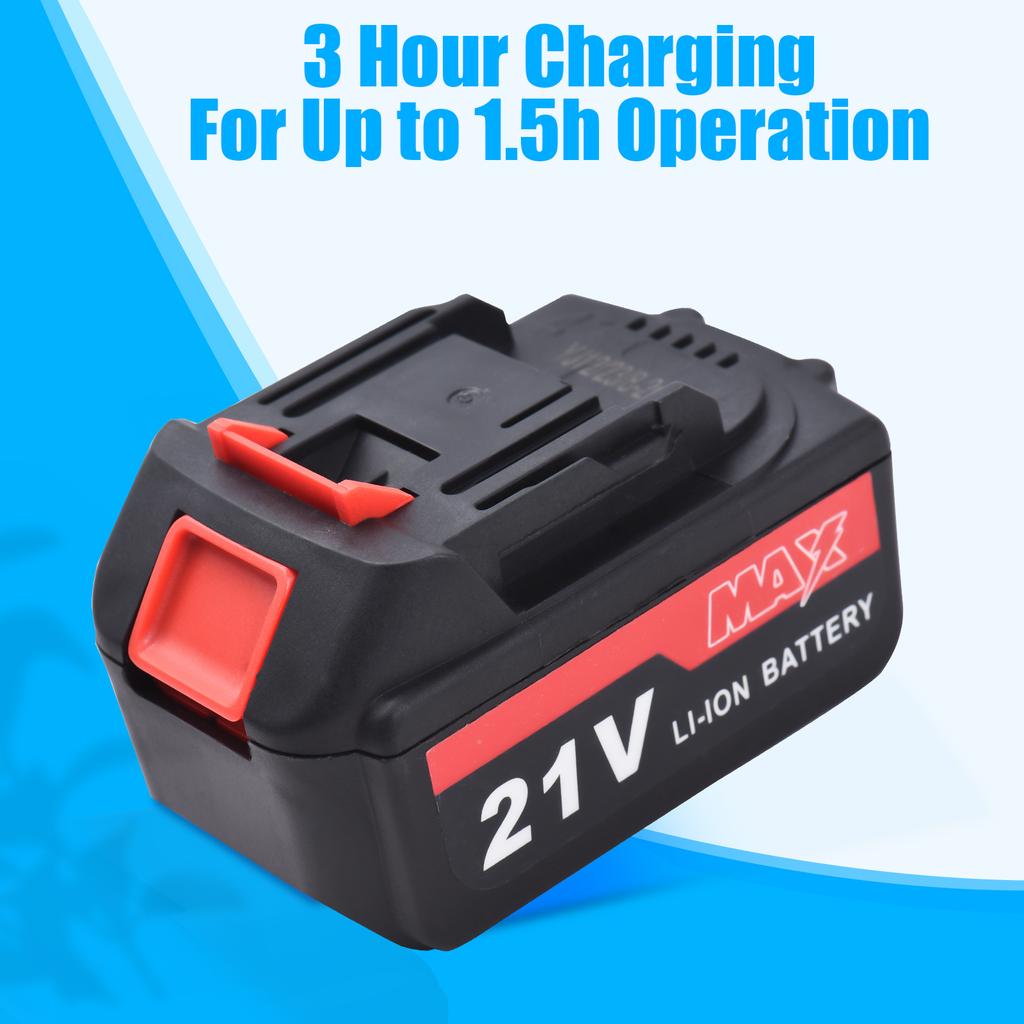 Cordless Leaf Blower 21V Battery Powered Leaf Blower for Lawn Care with Fast Charger 81.19CFM