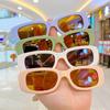 Children Cute Vintage Frosted Rectangle Sunglasses Outdoor Girls Boys Sweet Sun Glasses Protection Classic Kids Eyewear UV400