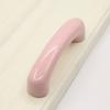 Colorful Design Brass Ceramic Handle Comfortable Feel Drawer Handle  Home Furniture