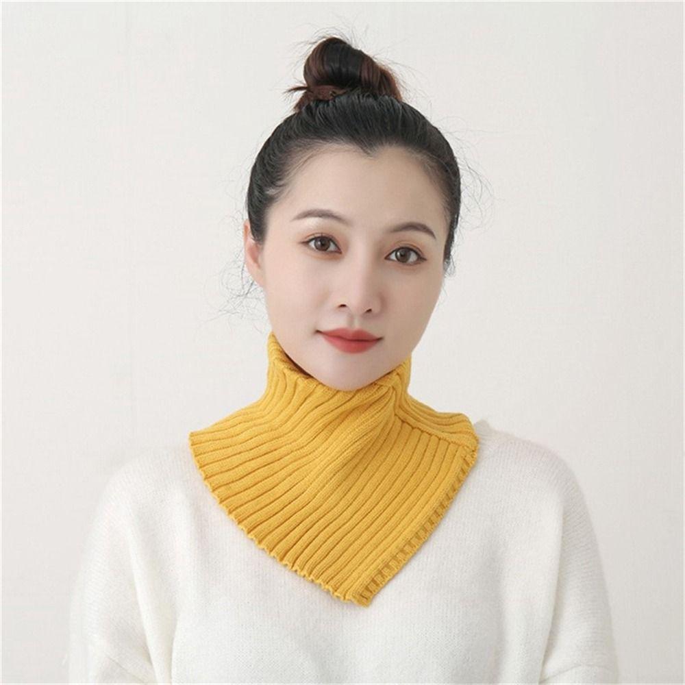 Accessories Warm Scarf Korean Style Scarves Female Wool Scarf Turtleneck Scarf Knitted Fake Collar
