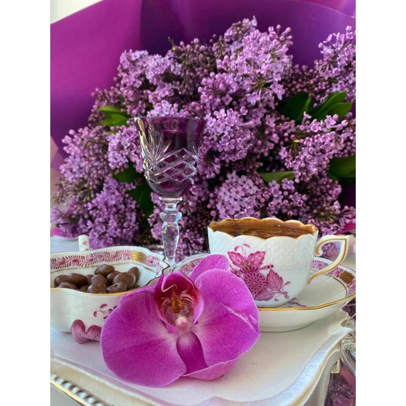 5D DIY Алмазная картина Фиолетовые цветы Сцена Алмазная вышивка Набор для вышивки крестом Полный горный хрусталь Мозаика Домашний декор