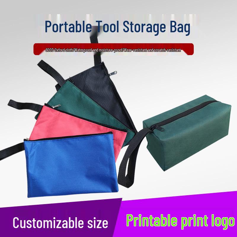 Водонепроницаемая маленькая ручная сумка для инструментов – Прочная сумка для ремонта из ткани Оксфорд для электриков, хранение отверток, органайзер для набора инструментов