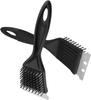 Grill Brush - Metal Grill Brush - Stainless Steel - 2 Pieces - Easy To Use - Black