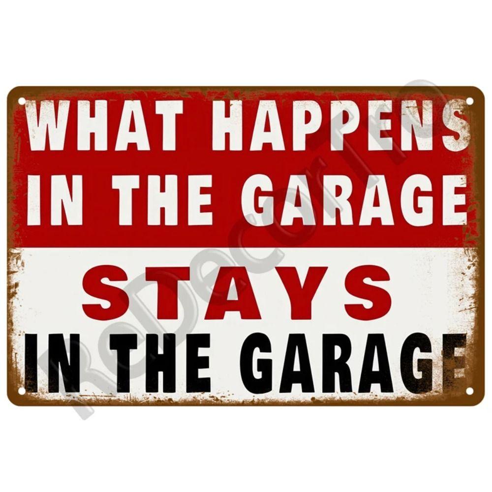 Металлическая табличка для мотоциклетного гаража, настенный декор, 20x30 см