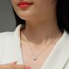 Trend 925 Silver Snowflake Necklace For Women Does Not Fade, Temperament Gives Gifts Moissanite High-End Collarbone Chain