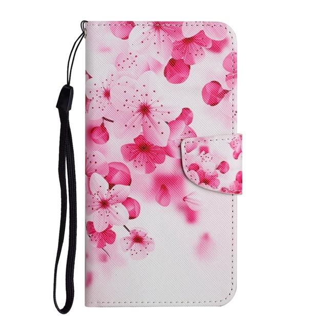 Galaxi S21 S20 Fe Leather Case On For Samsung Galaxy S21 Ultra S20 Fe S10 S8 S9 Plus Cases Cat Butterfly Flip Wallet Cover Women