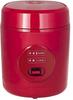 YAMAZEN Rice Cooker 0.5 To 1.5 Cup Small Mini Rice Cooker Red YJE-M150 (red)