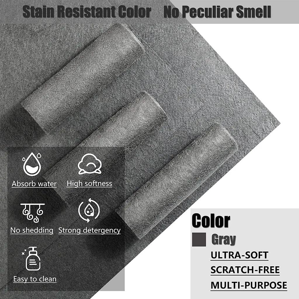1/5/10 шт. утолщенные салфетки Magic Cleaning Cloths из микрофибры для мытья окон и стекол полотенца для кухни чистые полотенца для мытья посуды