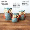 Ceramic Owl Ornaments - Home Decor Animal Crafts 1003