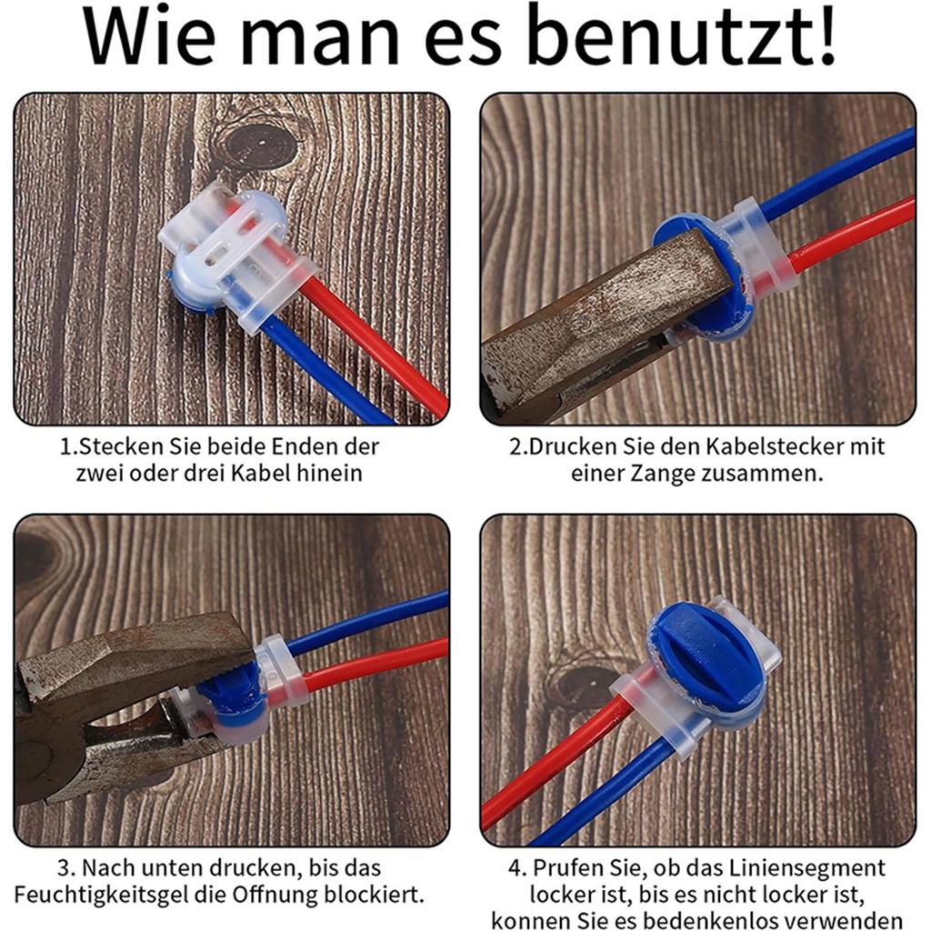 Прочный Т-образный соединительный комплект Соединитель для газонокосилки Простая установка Набор для соединения проводов Пластиковый материал для газонокосилки