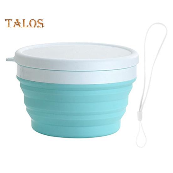 Silicone Collapsible Travel Cup Set 550/350/200/100/950ML Folding Camping Cup Bowl Expandable Drinking Cup with Lids Odorless Kitchen Tools for