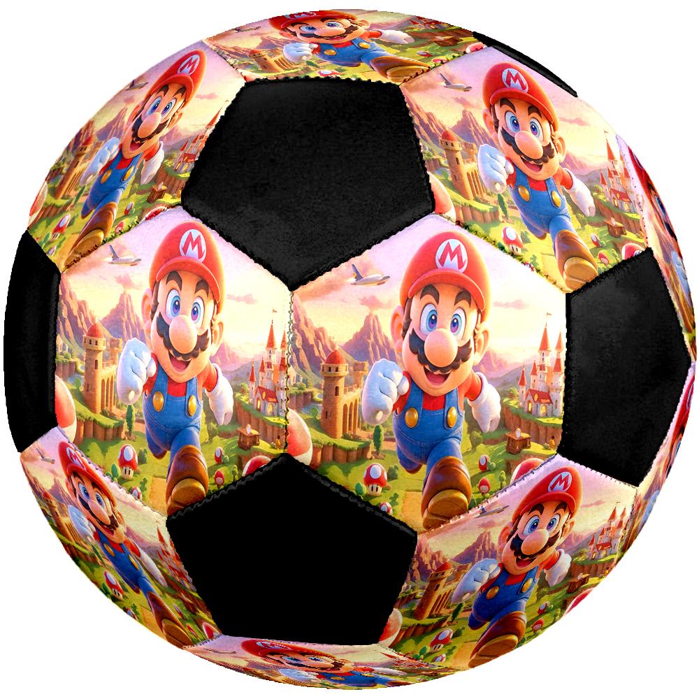 Mario Theme Size 5 Soccer Ball, Suitable for Both Indoor and Outdoor Matches, a Gift Suitable for Everyone.