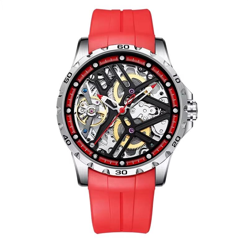 high-end brand AILANG Fashion Skeleton Mechanical Watches Automatic Watch Waterproof Hollow Tourbillon Wristwatch orologio uomo