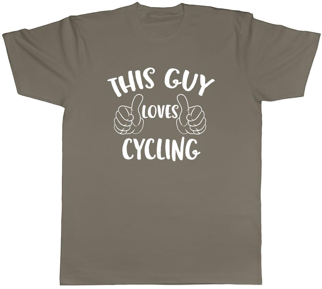 This Guy Loves Cycling Unisexs Unisex TShirt Tee
