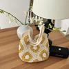 Leisure Boho Shoulder Bag Handmade Women's Tote Bag Fashion Crochet Knit Bag  Summer