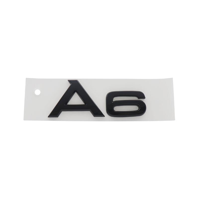 3D Premium A1 A2 A3 A4 A5 A6 A7 A8 Letters for Car Styling Accessories Car Engine Hood Fender Trunk Tail Rear Decal Emblem Badge Sticker