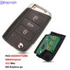 Jingyuqin 433Mhz 3 Buttons Remote Car Key For VW Golf 7 MK7 Skoda Octavia A7 Seat 5G0959752BB MBQ Original No Keyless Go