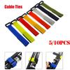 Durable Nylon Eachine&Lipo Battery Multicolor Tie-down Straps Hook Loop Antiskid Cable Cable Ties