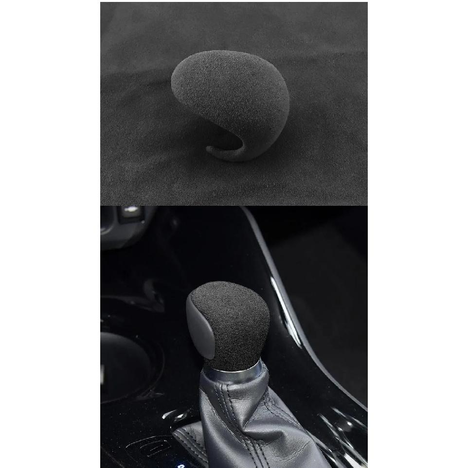 For Toyota IZOA suede protective sticker, central control gear head cover, CHR gear lever cover, interior modification accessori