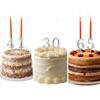 Number 0-9 Number Birthday Candle Holder Digital Birthday Candles Stand  Birthday Celebration