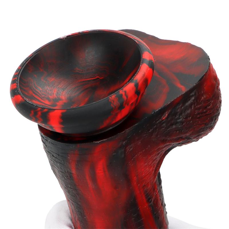 Женское устройство для мастурбации Жидкий силикон Имитация крайней плоти Пенис Дилдо Задний двор Анальная пробка для расширения Анальное устройство