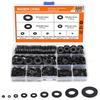 800Pcs Black Nylon Flat Washer Set PA66 Flat Washer M2M2.5M3M4M5M6M8M10M12 Boxed