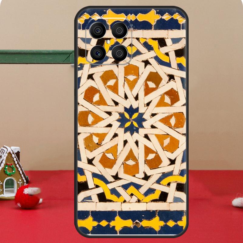 Марокканский плиточный чехол для Honor Magic 8 Pro 6 7 Lite Honor 400 200 50 70 X8c X8b X9a X9b X9c X9d Win RT Coque