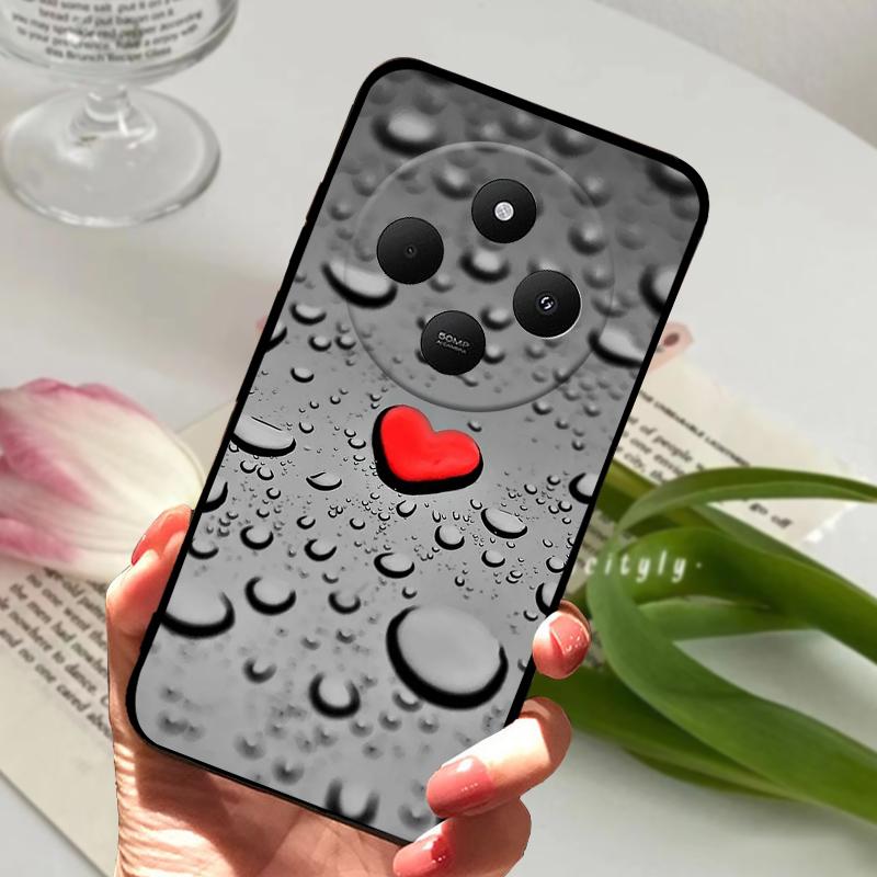 For Redmi 14R 5G Case 14 R Shockproof Silicone TPU Balck Matte Phone Cover For Xiaomi Poco C75 4G C 75 Protective Bumper Fundas