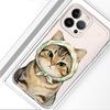 Мультяшный кот Мягкий чехол для телефона для iPhone 17 Pro Max Air 7 8 16 11 14 Plus XS Max XR 12 Mini 15 13 Pro