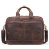 Handbag Business Briefcase Shoulder Crossbody Bag Men's Leather Bag 15.6 Inch Computer Bag