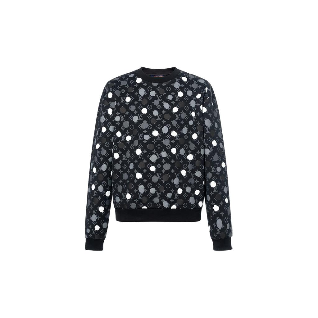 Louis Vuitton Свитшот X Yayoi Kusama Мужской Черный 1AB6J7