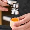 Professional Egg Cracker 304 Stainless Steel Egg Opener Egg Accessories Egg Top Remover  Boiled Egg