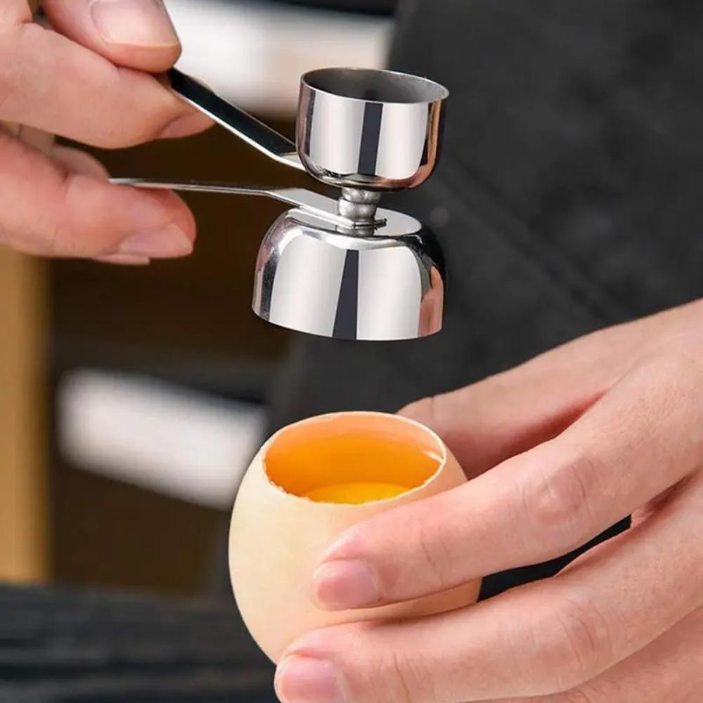 Professional Egg Cracker 304 Stainless Steel Egg Opener Egg Accessories Egg Top Remover Boiled Egg