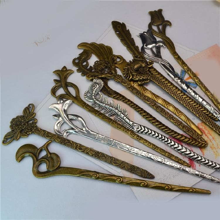 12 шт. Китайская заколка для волос Буяо, шпилька для волос в костюме Хан, аксессуар для вечеринки, украшения для волос