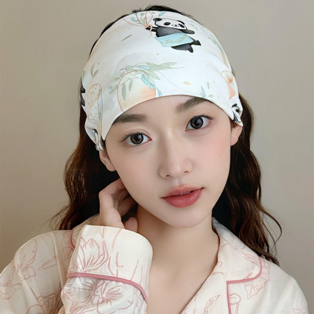 2in1 Maternal Headscarf Breathable Women's Sleep Cap Hair Protector Postpartum Cap 4 Seasons