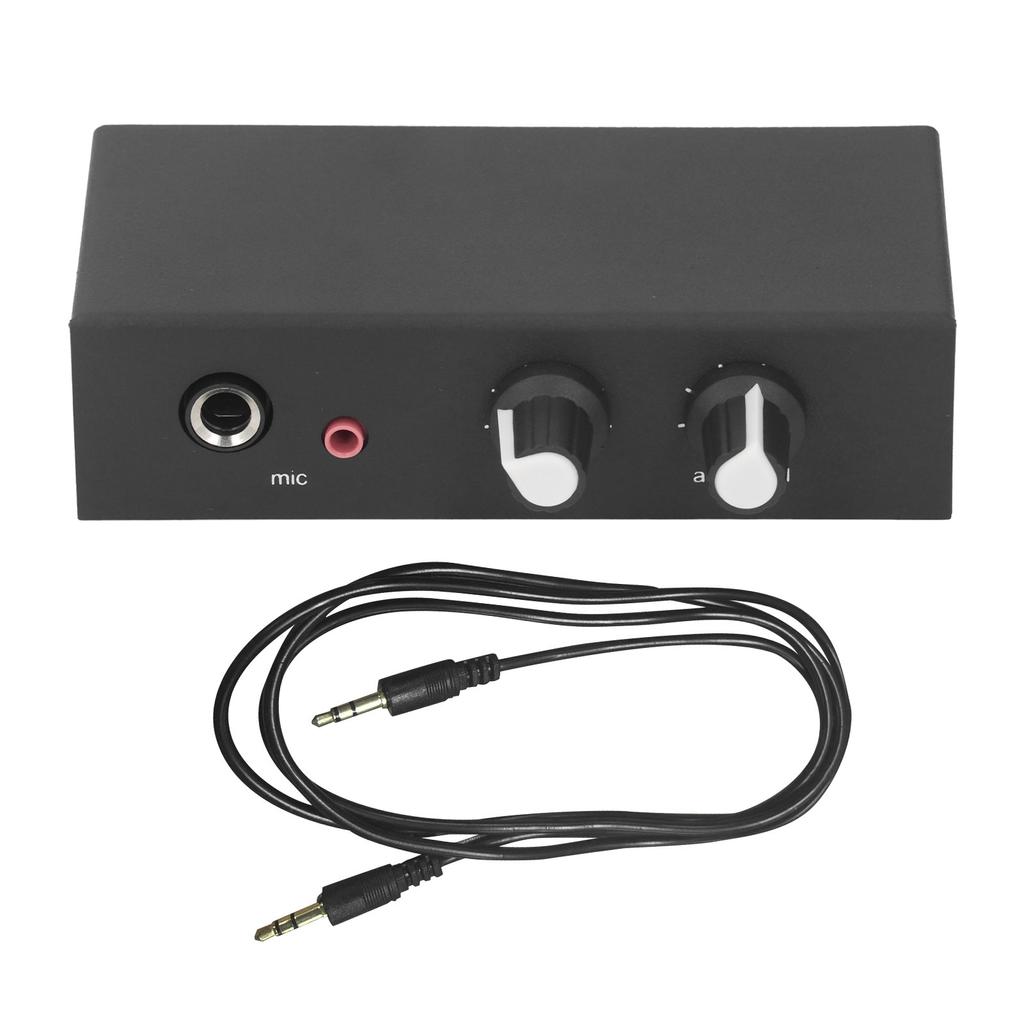 Microphone Music Mixer 6.5mm Dynamic 3.5mm Condenser Amplifier Mic Ble Mixer with Independent