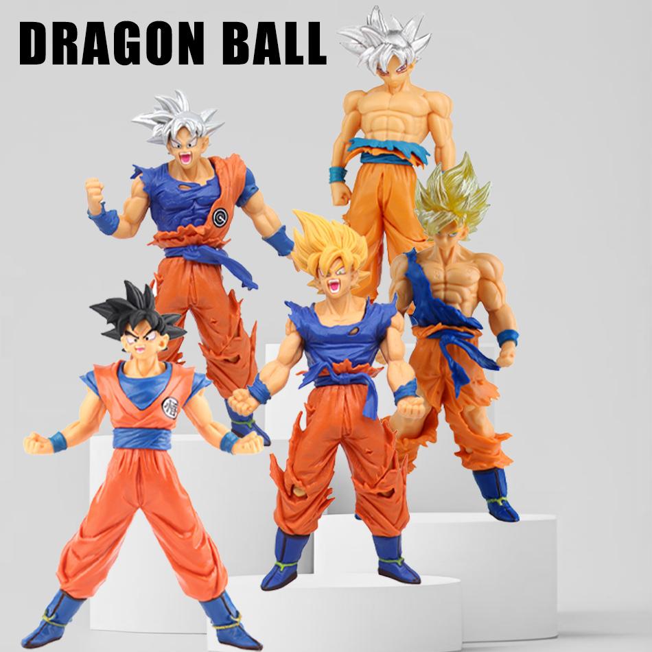 Son Goku Super Saiyan Figure Anime Dragon Ball Goku DBZ Action Figure Model Gifts Collectible Figurines for Kids 18cm