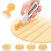 Роликовый докер, инструмент для резки теста, пищевой класс, без бисфенола А, мини-размер, легкий инструмент для резки теста «сделай сам», кухонные аксессуары
