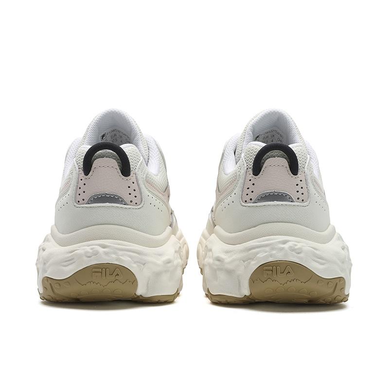 FILA TORNADO Hurricane Shoes Low top Casual Shoes Women's White Silver Pink F12W532154FBD