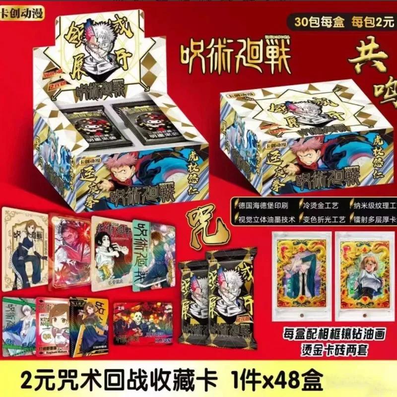 Jujutsu Kaisen Карта Годжо Сатору Фушигуро Мегуми Итадори Юдзи Коллекция Персонажей Аниме Коллекционные Карты Игры Игрушка Подарок