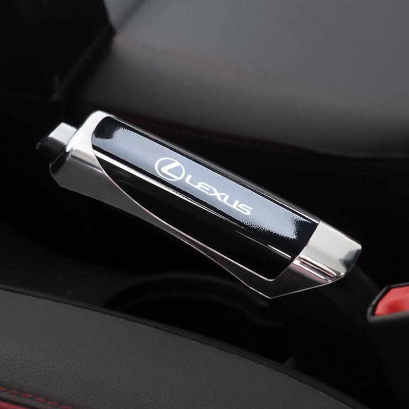 DJSZ3 Car Hand Brake Cover Carbon Fiber Handbrake Grip Cover For Lexus GX470 LS400 LX470 LX570 RC350 UX250h ES350 RX450h NX RX LX GX