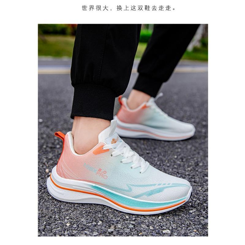 Men S Large Size Low Top Breathable Mesh Soft Sole Lightweight Running Shoes