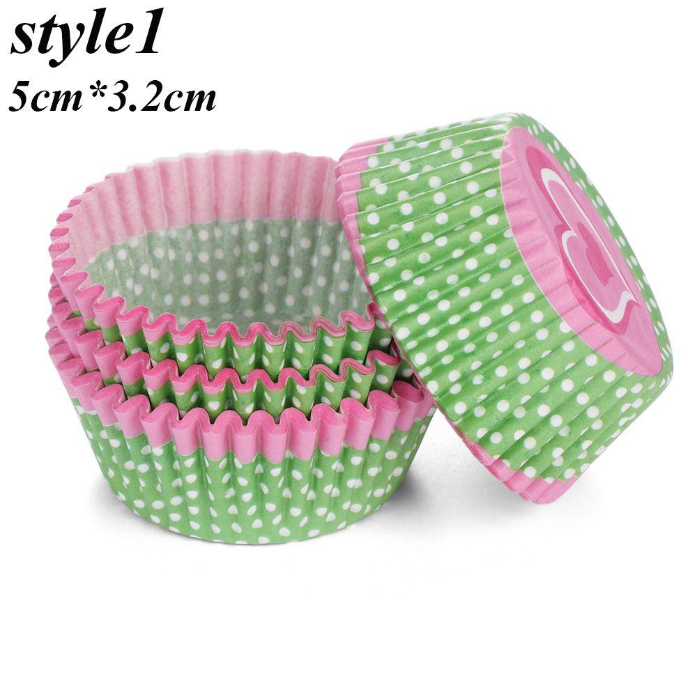 & Kitchen Liner Pastry Tools Cake Paper Cups Muffin Cases Cupcake Wrappers Santa Claus Christmas