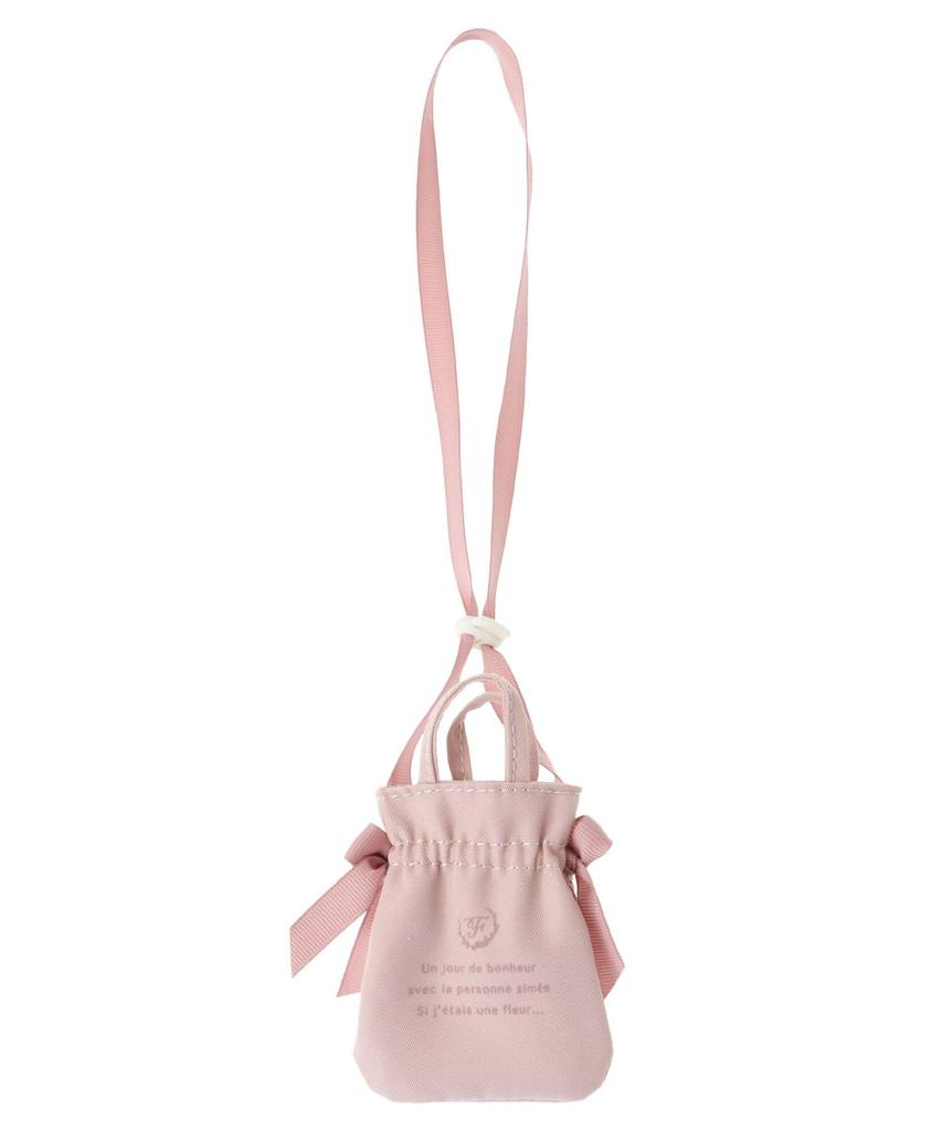Maison de Fleur Apparel Мини-сумка с двойным бантом, Женская, Розовая
