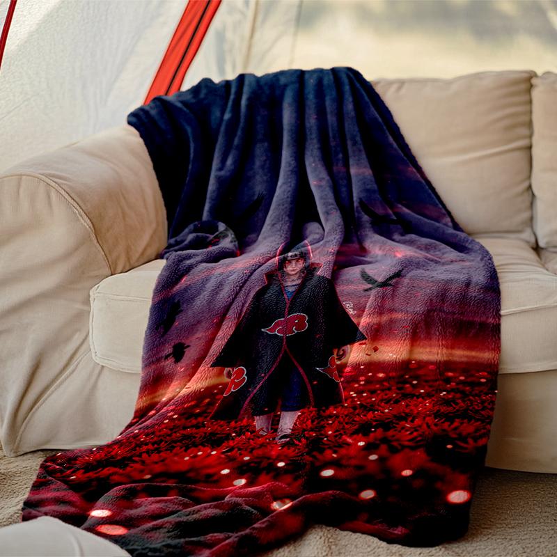 1pc Snug naruto Blanket, Lightweight & Durable Print Blanket, Perfect for Home, Couch, Bed, Picnic, Travel, Office