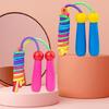 Jump Rope, Cotton Kid Jump Rope with Wood Handle Adjustable Length Skipping Rope