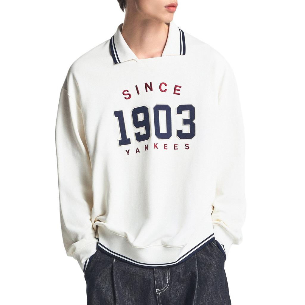MLB New York Yankees Sweatshirt Unisex Butter 3AMTV0844-50CRS