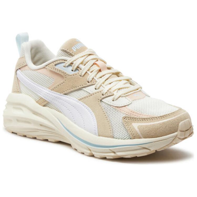 Puma Гипнотические LS Унисекс Белый Бежевый Низкие Повседневные Кроссовки 395295-07